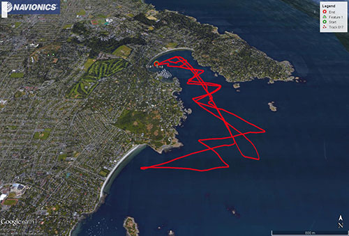 Navionics track