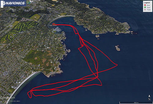 Navionics track