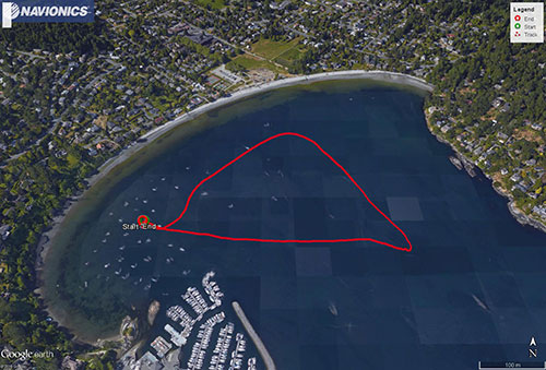 Navionics track