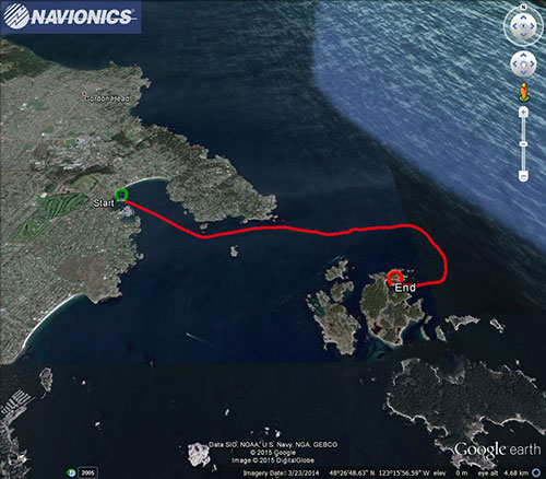 Navionics track
