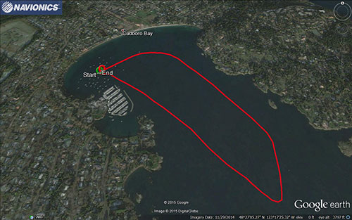 Navionics track