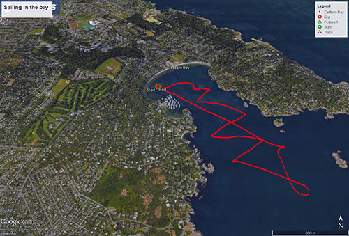 Navionics track