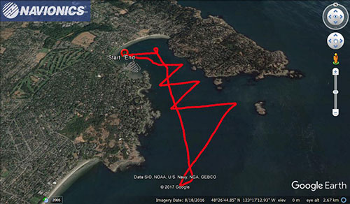 Navionics track