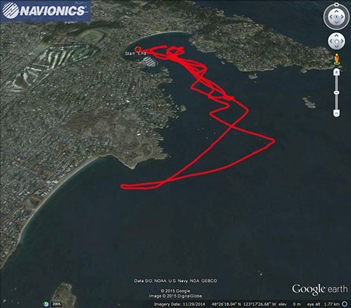 Navionics track