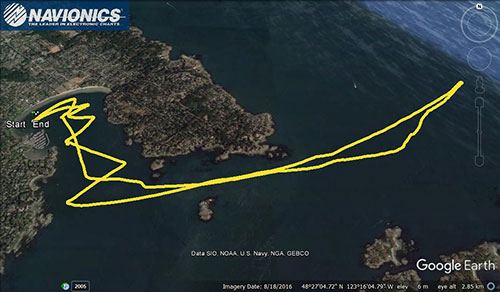 Navionics track