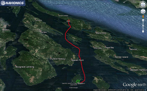 Navionics track