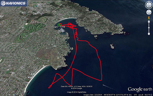 Navionics track