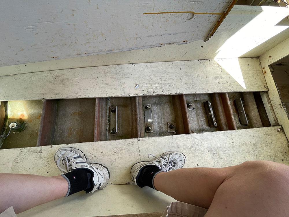 It's been nine years since I've seen a dry bilge.