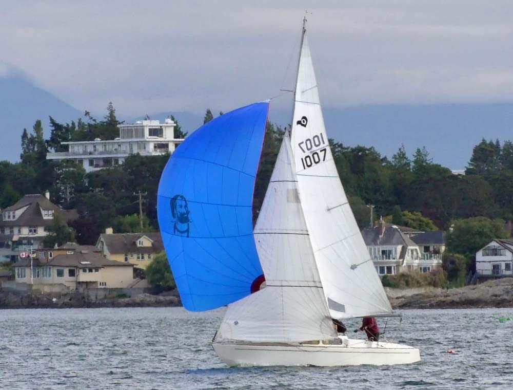 Running under full sail