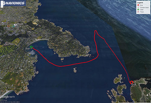 Navionics track