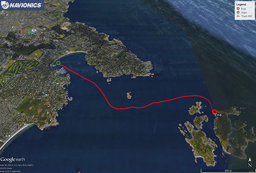 Navionics track
