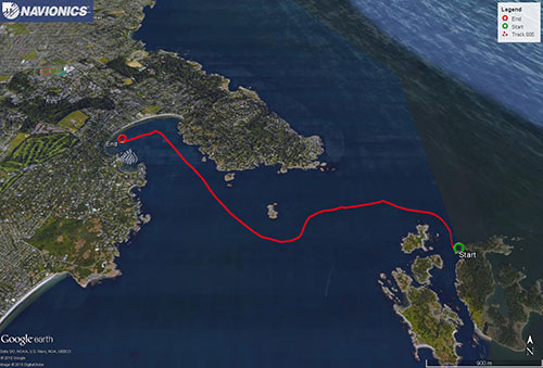 Navionics track