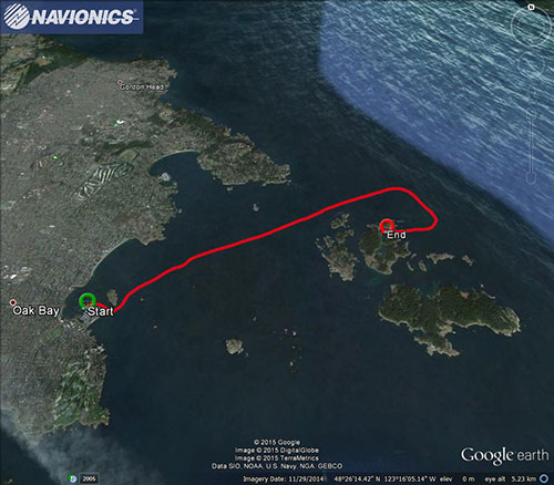 Navionics track