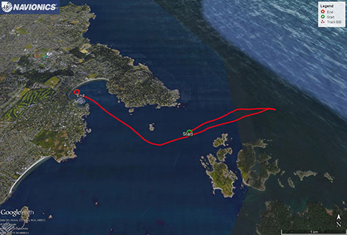 Navionics track