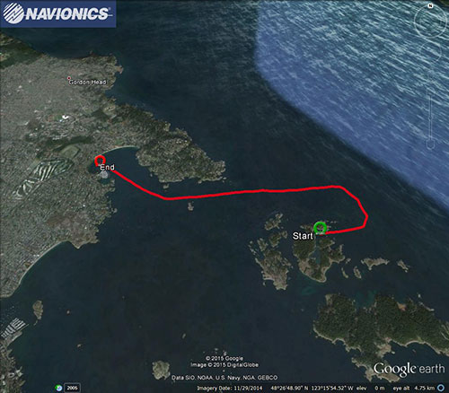 Navionics track
