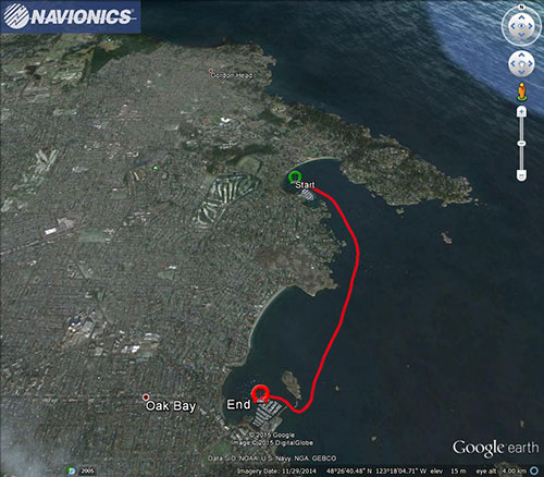 Navionics track