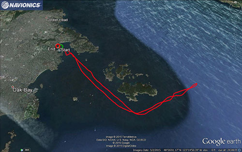Navionics track