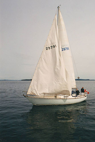 John and Cora CCYC Sail Past