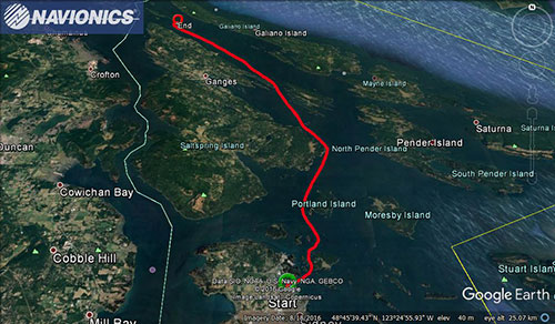 Navionics track