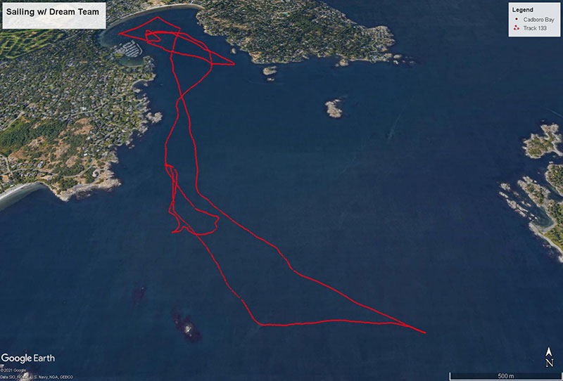 Navionics track.