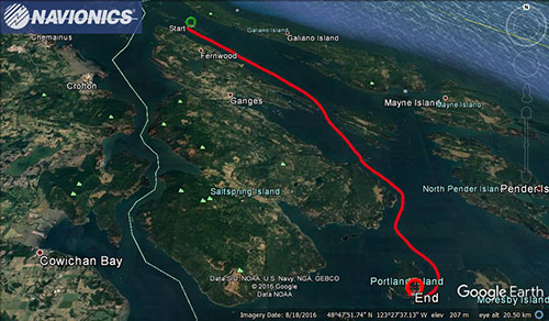 Navionics track